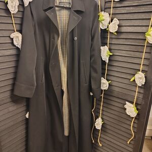 Anne Klein Men's Blazer - Black, Brown, and Blue Plaid